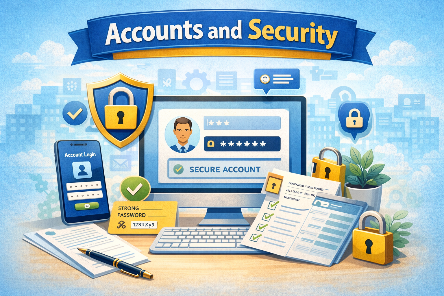3. Accounts and Security