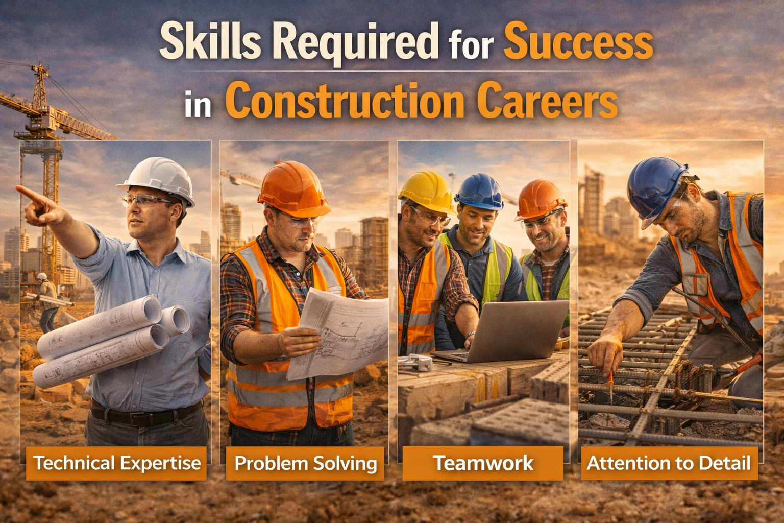 Skills Required for Success in Construction Careers