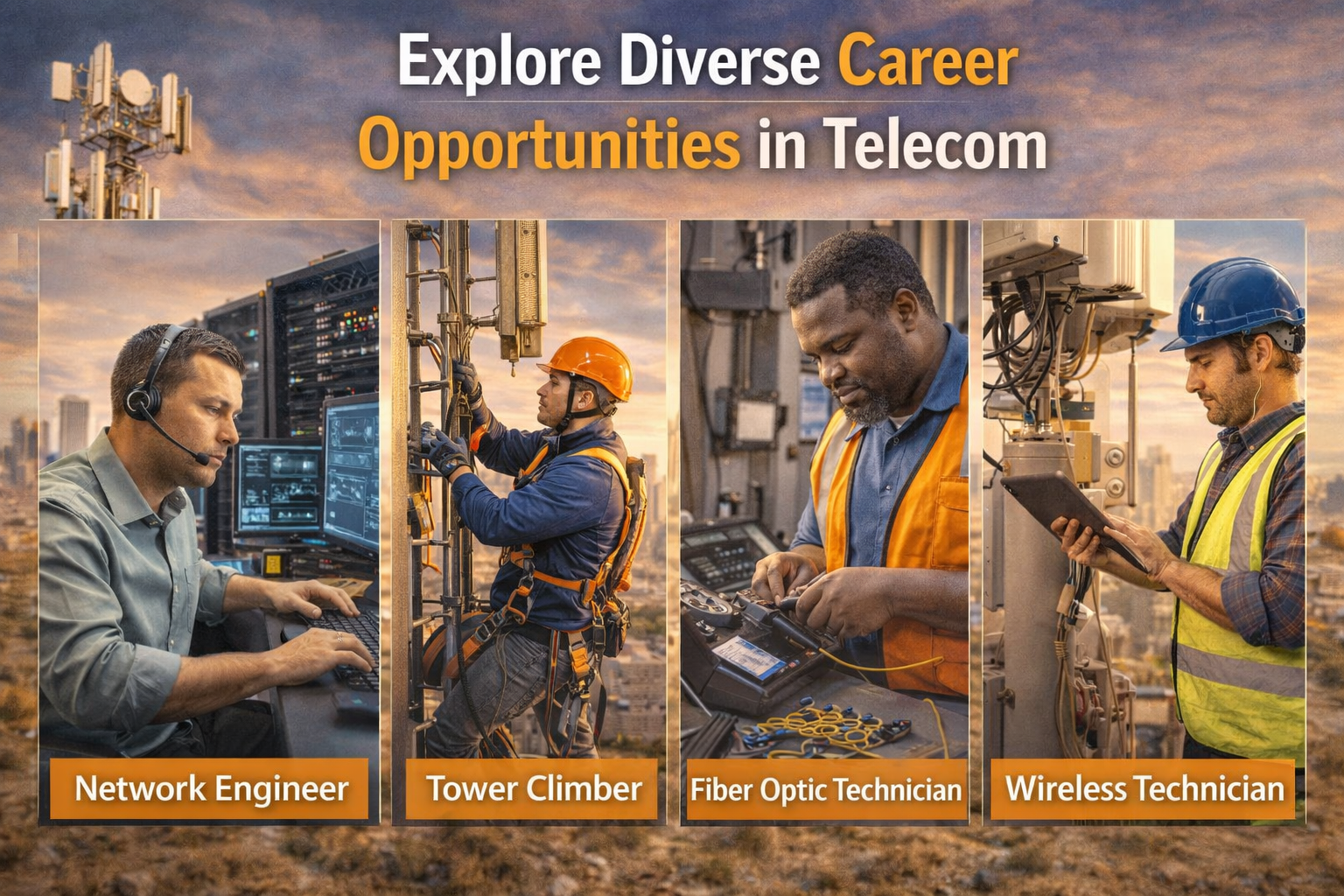 Explore Diverse Career Opportunities in Telecom