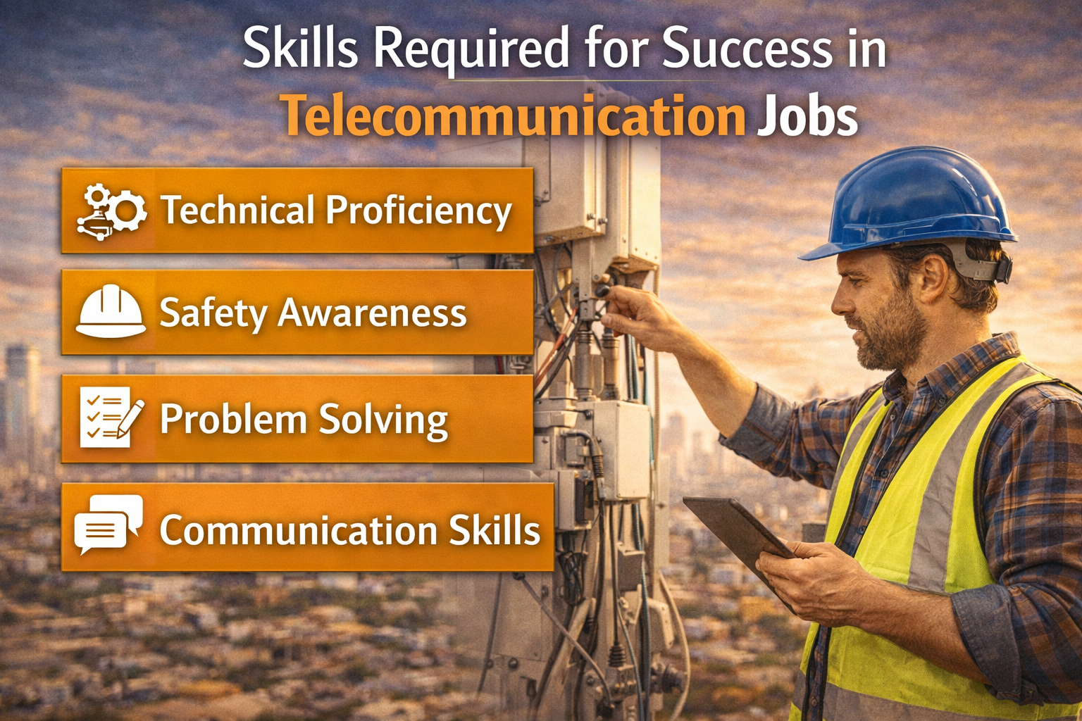 Skills Required for Success in Telecommunication Jobs