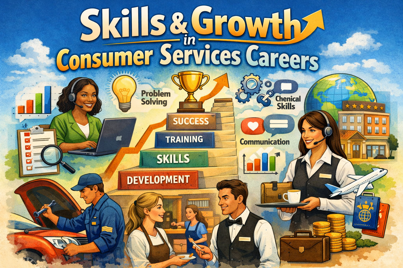 Skills and Growth in Consumer Services Careers