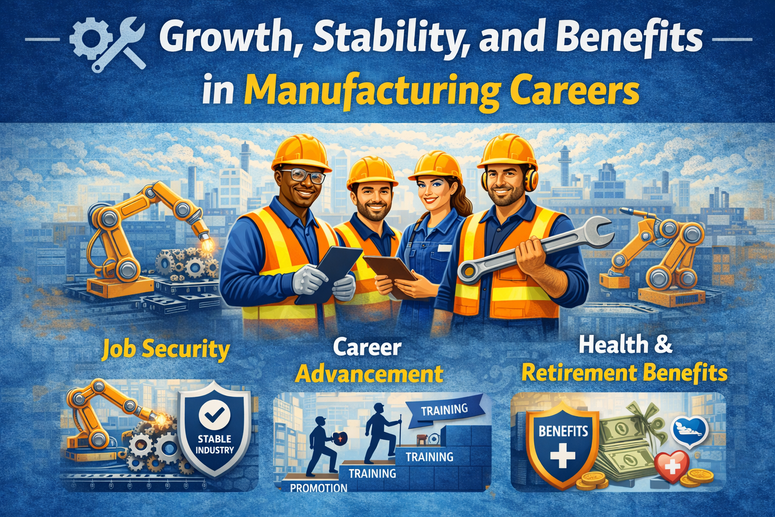 Growth, Stability, and Benefits in Manufacturing Careers
