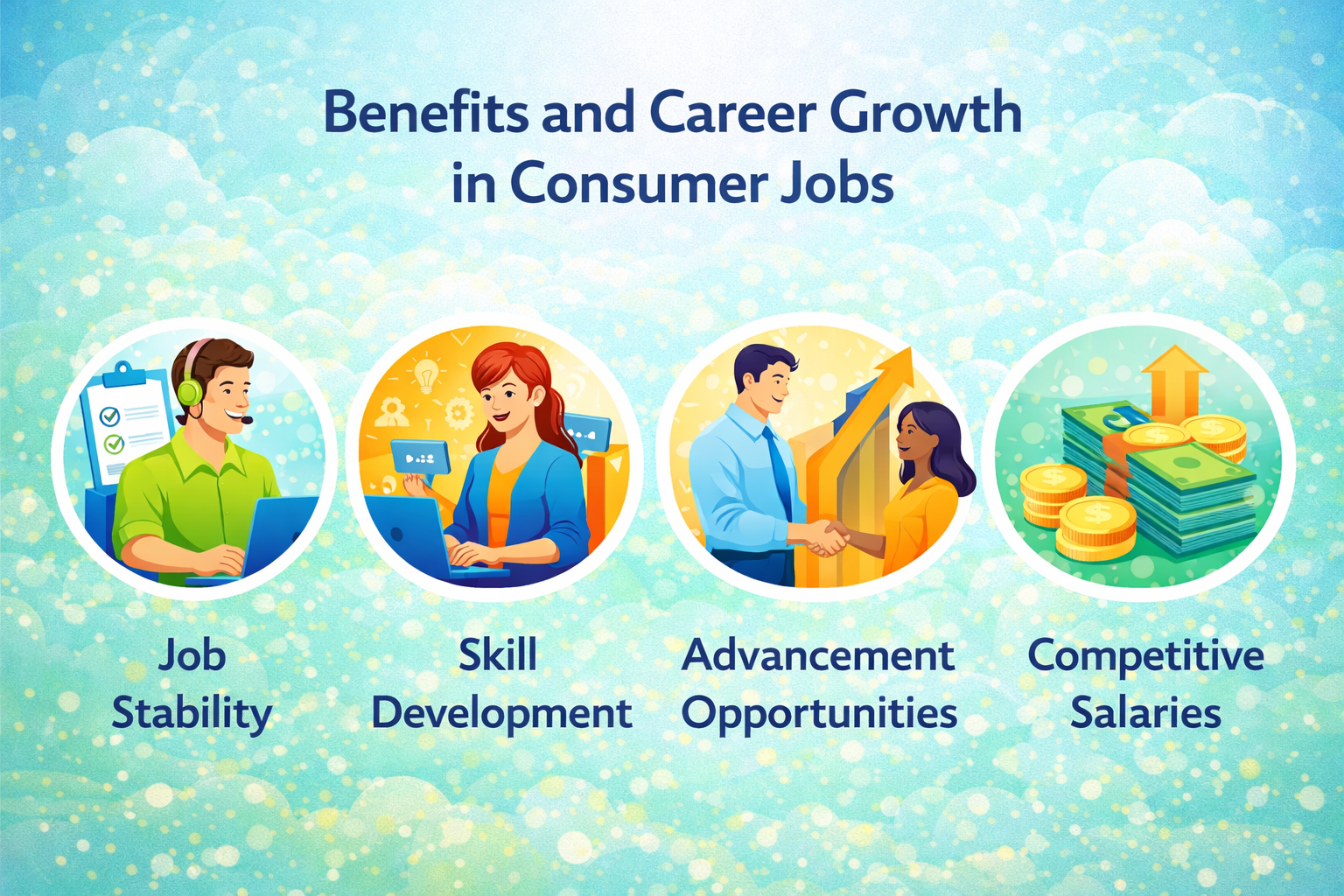 Benefits and Career Growth in Consumer Jobs