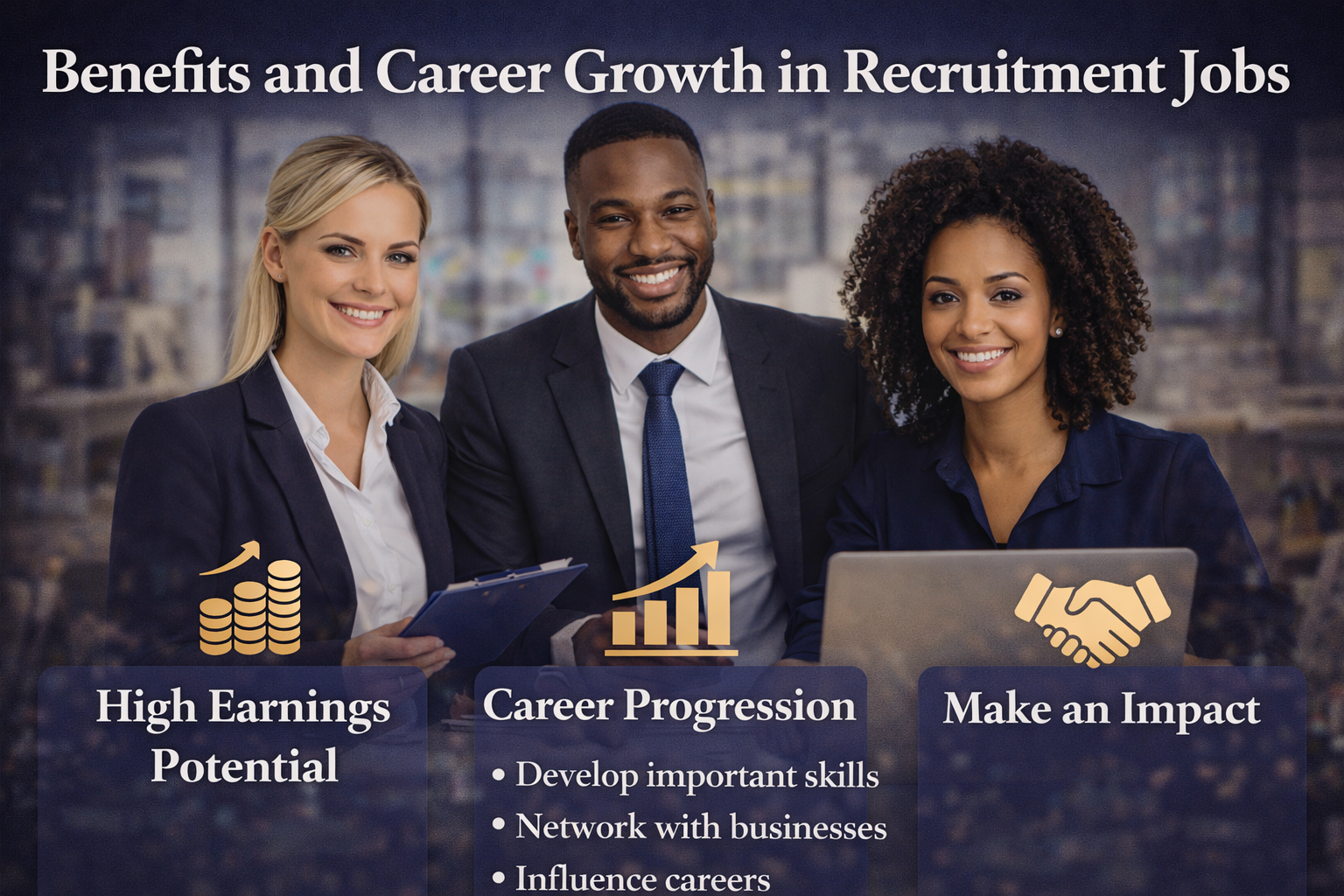 Benefits and Career Growth in Recruitment Jobs