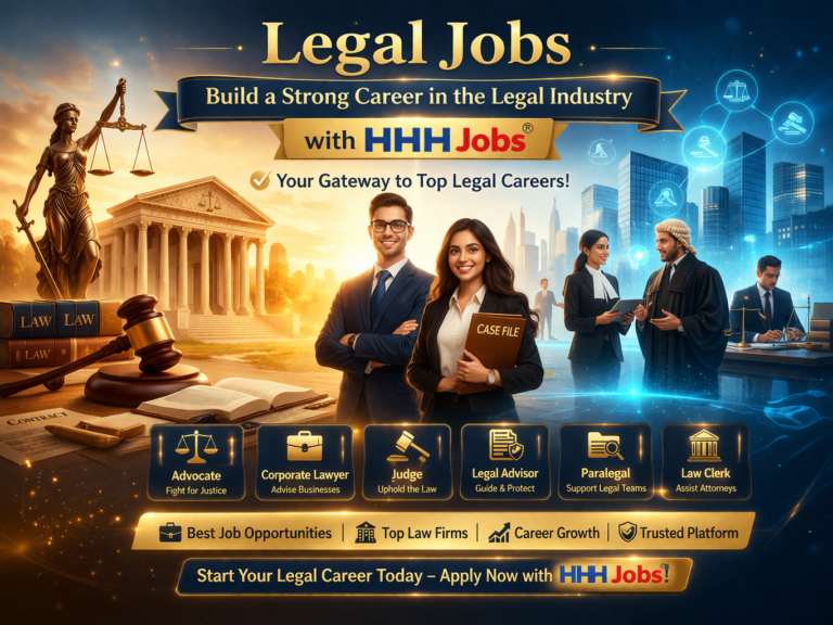 Legal Jobs – Build a Strong Career in the Legal Industry with HHH Jobs