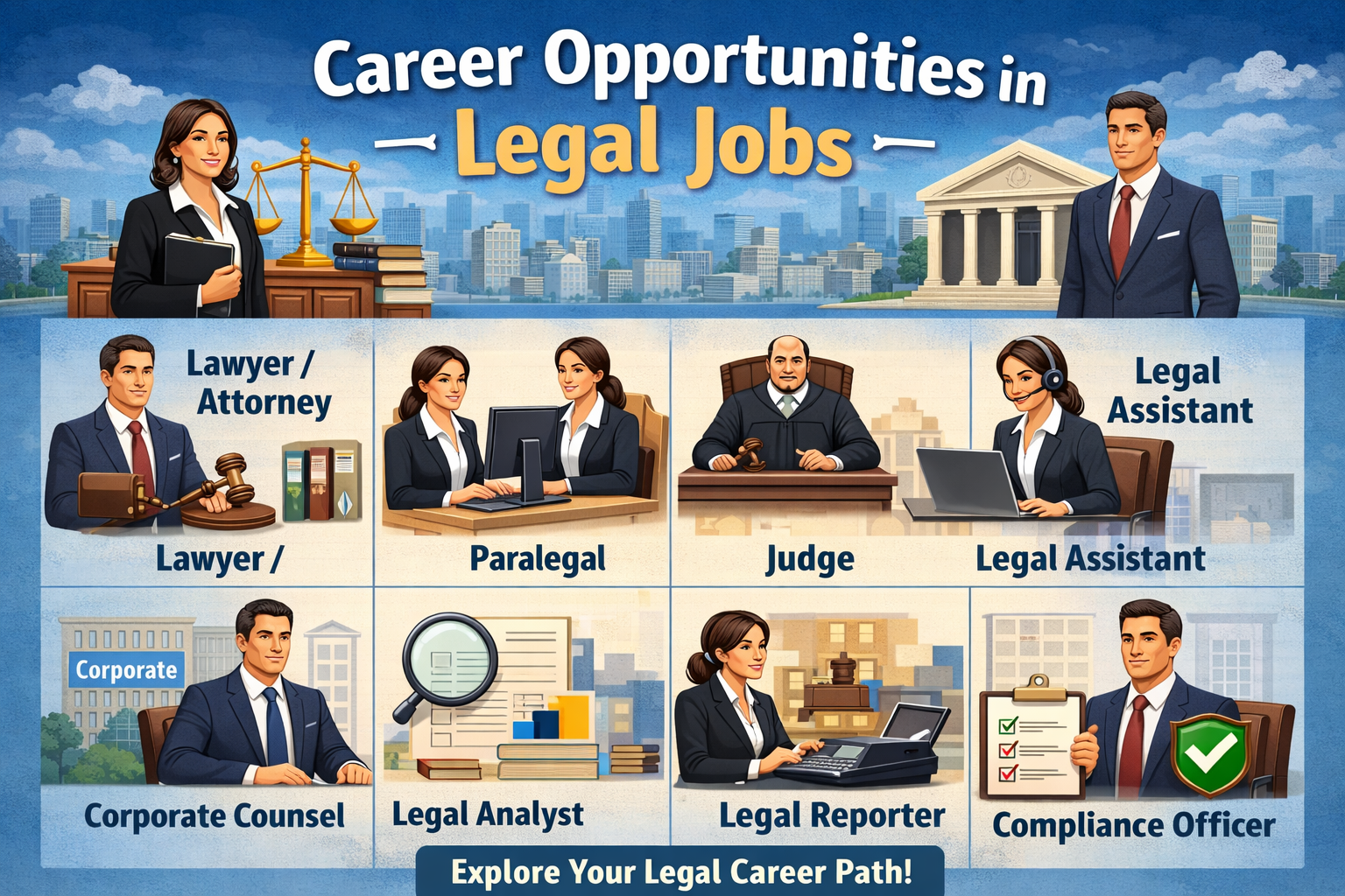 Career Opportunities in Legal Jobs
