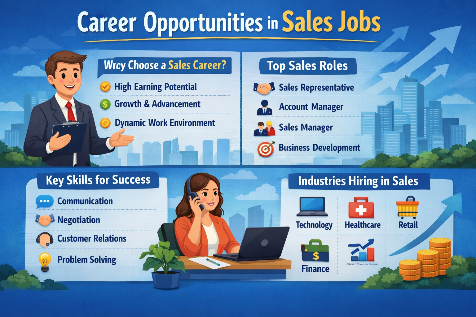 Career Opportunities in Sales Jobs