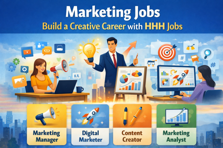 Marketing Jobs – Build a Creative Career with HHH Jobs
